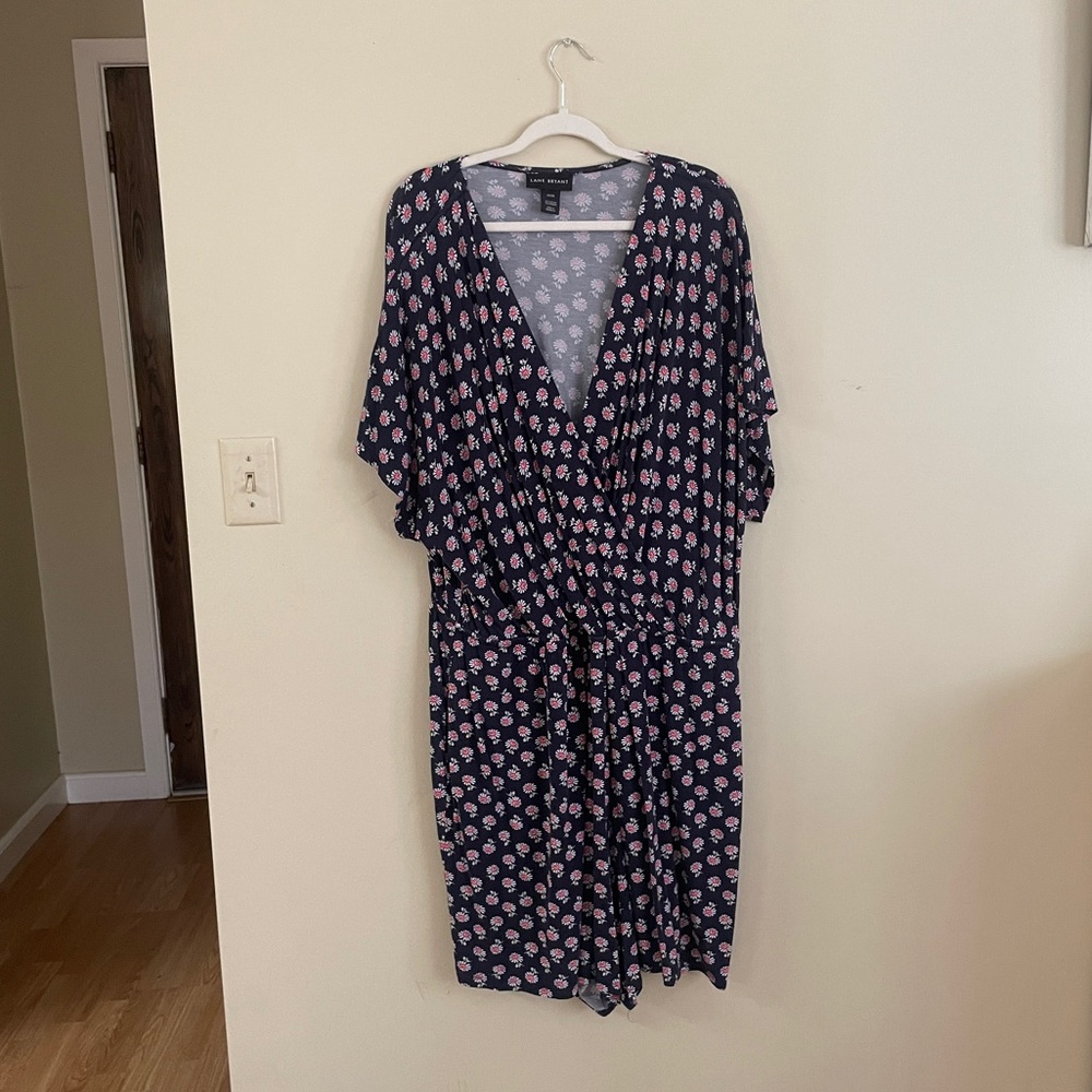 Lane Bryant Floral Short Romper